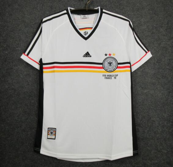 1998 World Cup Germany Retro Home Kit Soccer Jersey